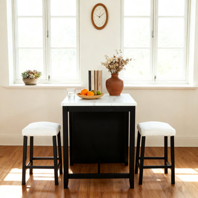 Brann 3-Piece Counter Height Dining Table Set