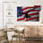 Lelar US Flag And Flying Bald Eagle-107922990