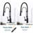 Pull Out Gooseneck High-Arc Kitchen Faucet-82627970