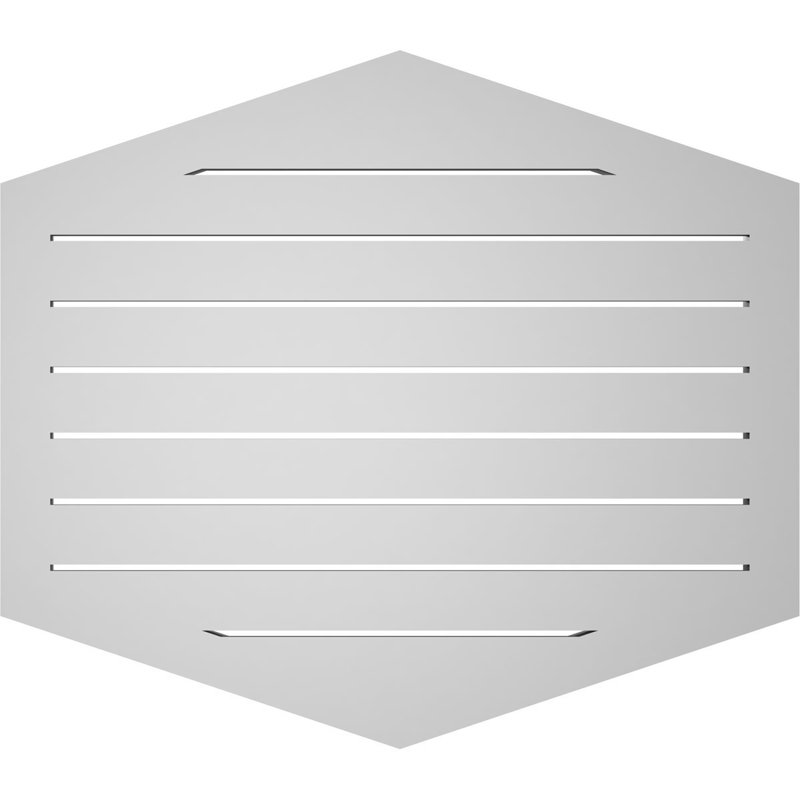 Pente verticale verticale en uréthane 4 pi, H 1,5 po x l 32 po x L 28 po