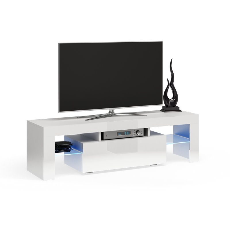 Allengrove Unfinished TV Stand for TVs up to 60", White