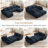 132" Modular Sectional Sofa with Deep Seat, U-Shaped Cloud Couch for Living Room, 4-Seater Compression Boneless Sofa with 2 Ottomans, Flexible Combination Modern Upholstery Sofa, No Assembly Required, Aqua Blue-1797348786