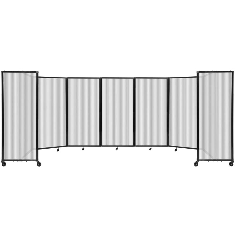 Cloison murale en polycarbonate 360, H 72 po x l 234 po, Transparent