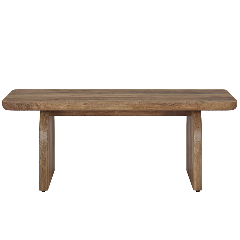 47" Rustic Brown Rectangle Coffee Table