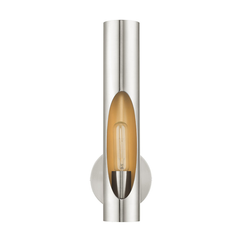 Applique murale articulée à 1 lumière Azria, Nickel brossé