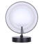 Rihanna 7 In. 1 Light Black Sconce With Clear And Flat Opal Glass Shade