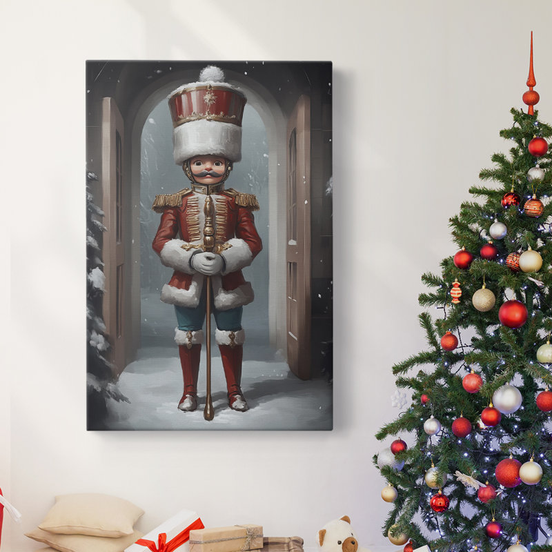 Art des Fêtes de Noël - Toile tendue avec châssis - Série 2-CLxx, H 18 po x l 12 po