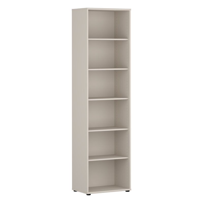 Tempra2 Bookcase, 197.5 cm H x 54 cm W x 34.8 cm D x, Beige