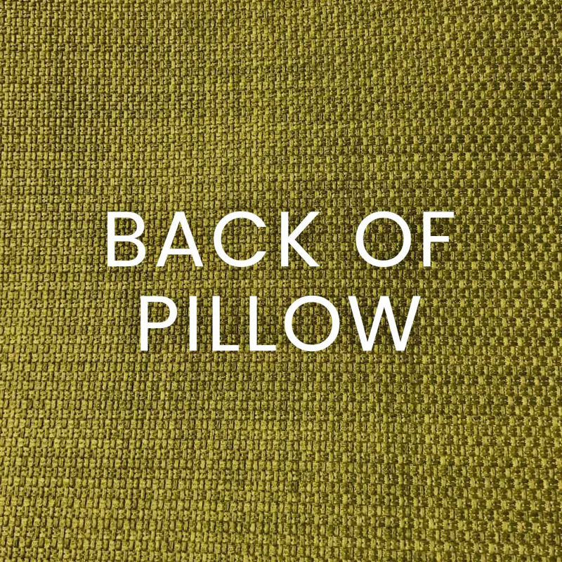 Symmetry Embroidered Throw Pillow, Citron, Square 20"