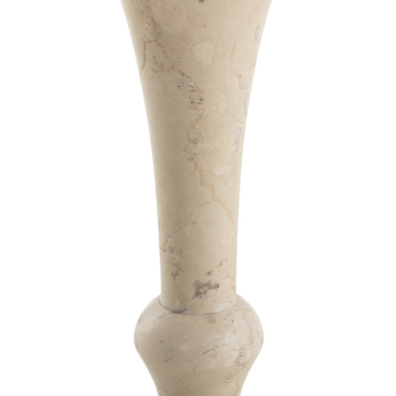 Poli Marble End Table, Cream Marble