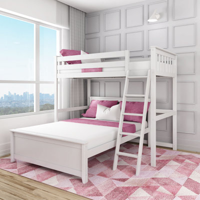 L-Shaped Twin Over Full Bunk Bed