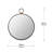 20x23" Metal Round Wall Mirror-367639621
