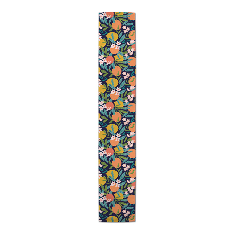 Chemin de table 5 agrumes, Bleu marine