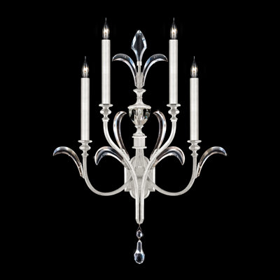 Beveled Arcs Candle Wall Light