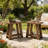 Solid Wood End Table With Storage-653028294