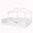 Full Size Floor Bed with Guardrails and Roof-242507956-242507957