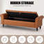 Faux Leather Upholstered Storage Bench