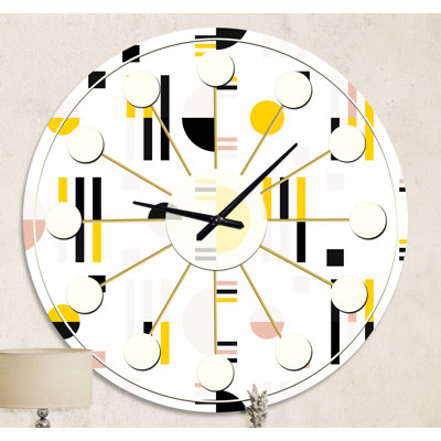 Horloge murale rétro Mid-Century