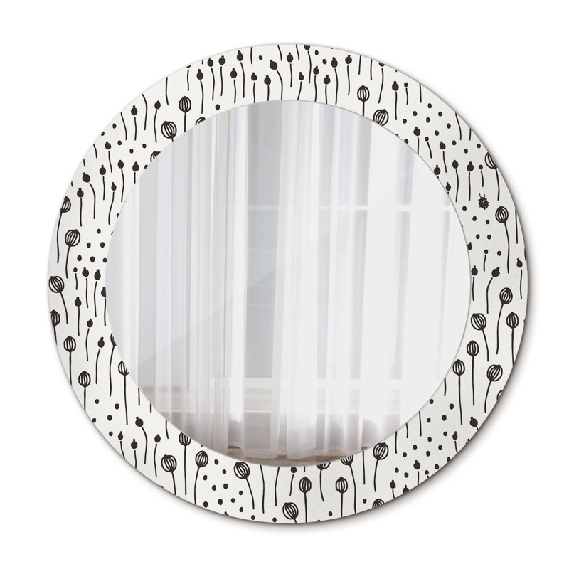 Huldar Glass Flat Wall Mirror