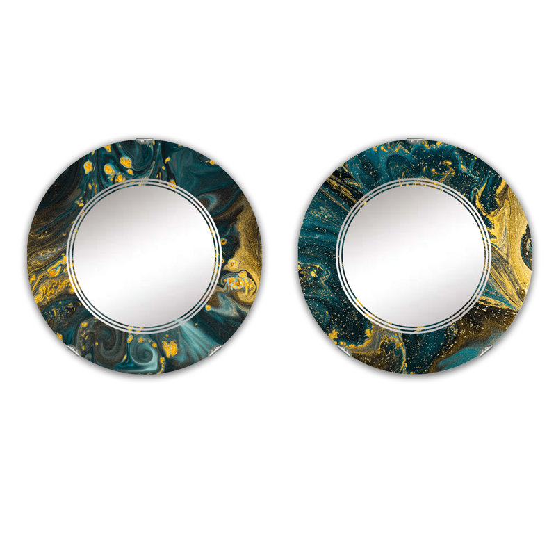 Ensemble de 2 miroirs sans cadre