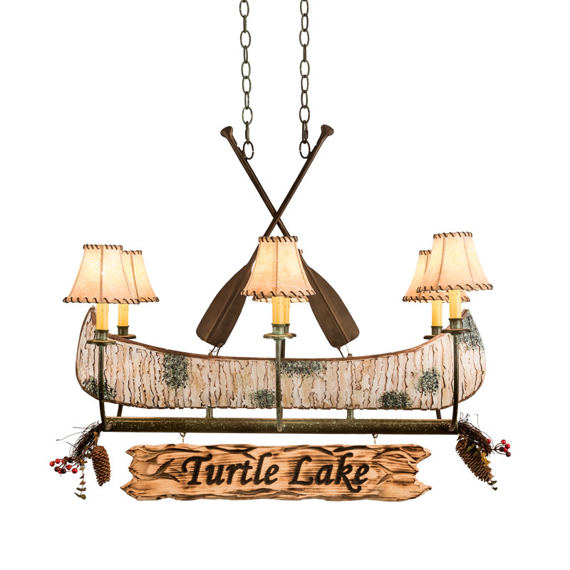 Domnik 6 - Light Dimmable Geometric Chandelier