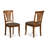 5 Piece Kitchen Table Set for 4 Includes a Rectangle Dining Room Table with Butterfly Leaf and 4 Linen Fabric Upholstered Chairs, 32x60 Inch, Saddle Brown-353756723