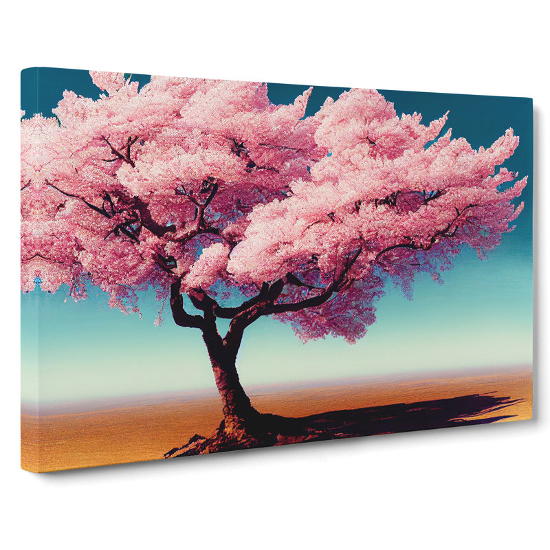 Tantalising Cherry Blossom Tree - Wrapped Canvas, 40cm H x 60cm W x 3cm D