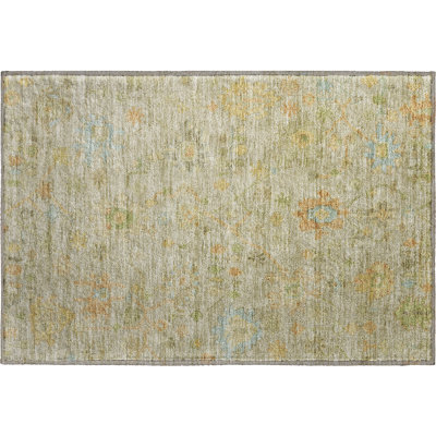 Premium Machine Washable Mayfield AMF1930 Global Rug