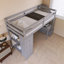 Lit mezzanine simple avec bureau Wood-1950865458