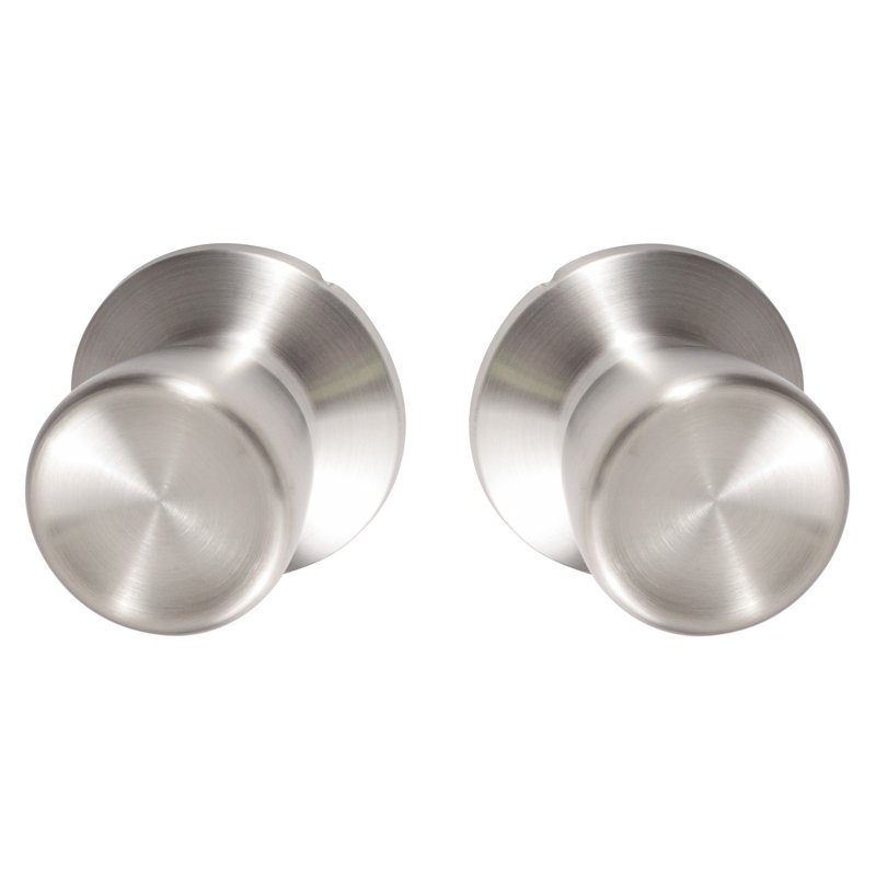 Ensemble de boutons Tulip Passage, Acier inoxydable satiné