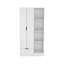 Armoire-penderie Memphis avec 4 tablettes de rangement et 1 tiroir-125056059
