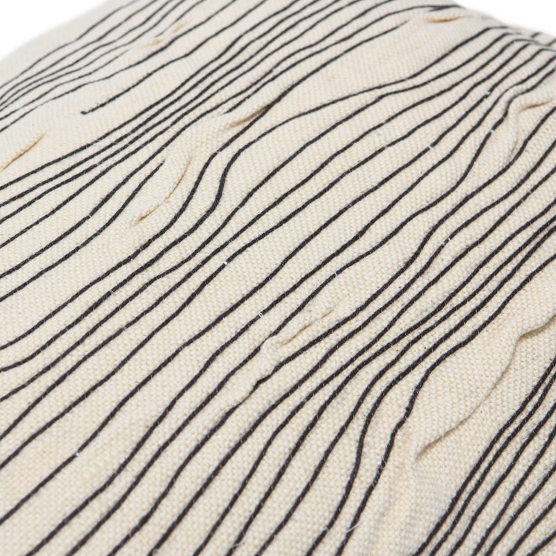 Coussin lombaire en coton et jute Rongstad