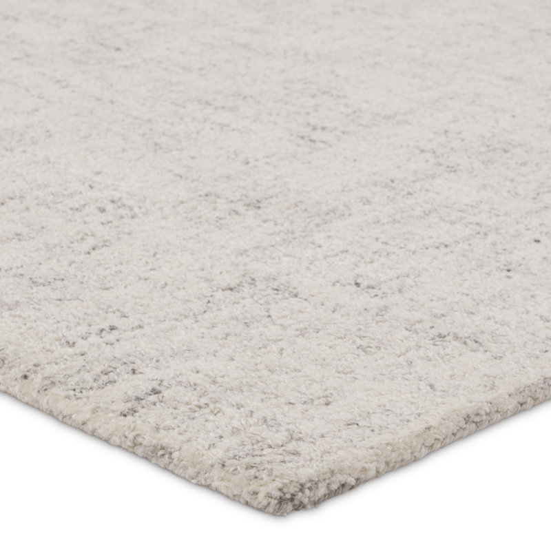 Area Rug in Cream/Light Gray, Rectangle 4' x 6'