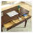 American Retro Solid Wood Desk: Classic Storage & Function-2041208799