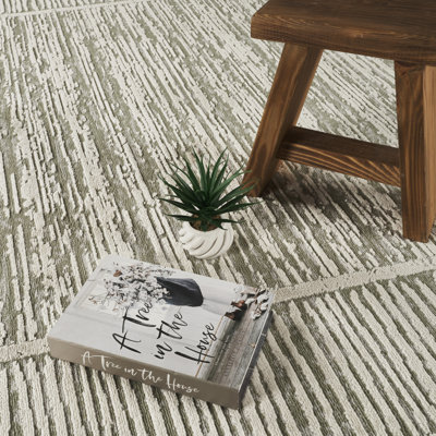 Isborne Power-Loomed High-Low Area Rug