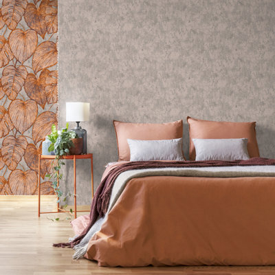 Thaler Shimmery Plain Texture 10.05m x 53cm Wallpaper Roll