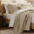Botanical Leaves Linen 100% Cotton 3-Piece Full/Queen Quilt Set-125545997-125545996