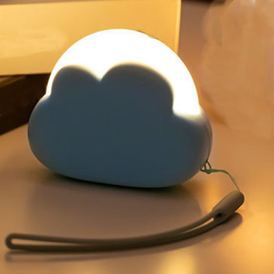 Night Light Cute Night Light For Kids, Portable Clouds Night Light For Nurserying Baby, 2 Color 4th Gear Dimmable Rechargeable Night Light