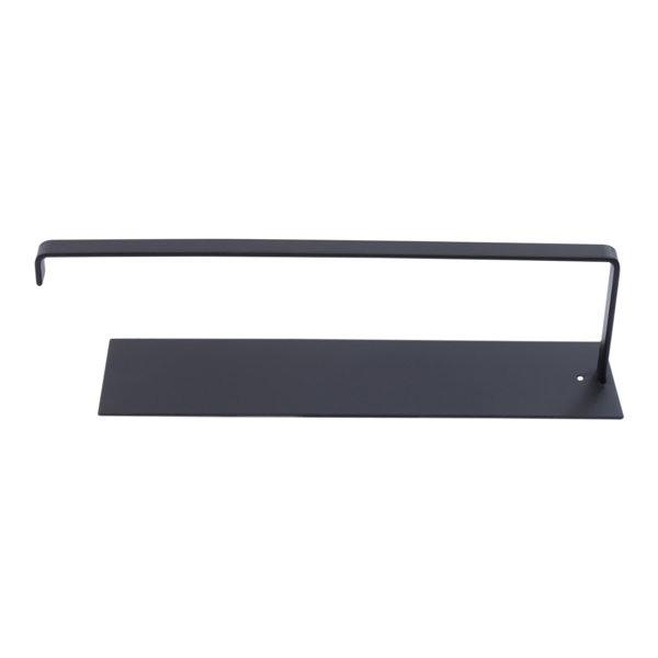 Latitude II Rectangle Base Freestanding Toilet Paper Holder 22.25 H, Matte  Black 