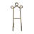 Ilanah Winston Porter Metal H-Frame Easel-58714113-58714114
