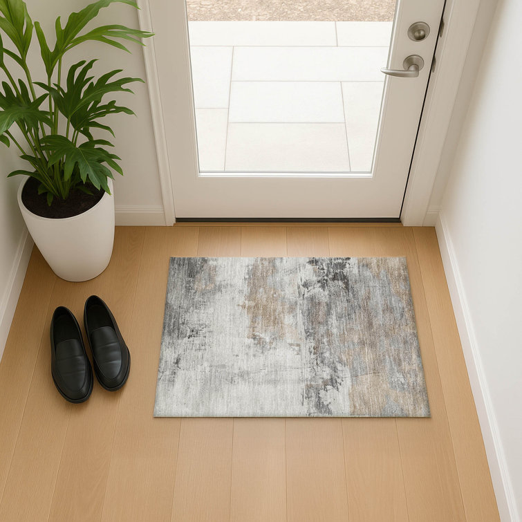 Premium Machine Washable Mehara AMF1685 Abstract Rug