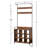 Coat Rack, Hall Tree with Shoe Rack for Entryway, 3-in-1 Entryway Coat Rack and Storage Rack, with 7 Hooks, a Hanging Rod