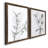 " Charcoal Foliage I " 2 - Pieces Painting Print-2102218234-2102218237