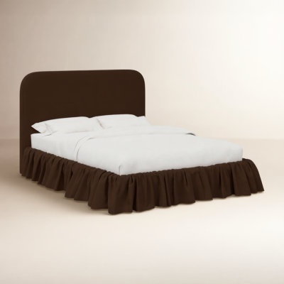 Mina Ruffle Platform Bed