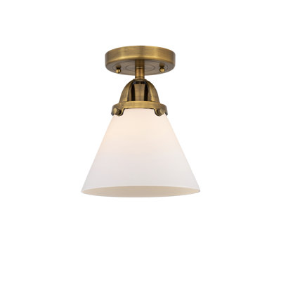 Glass Semi Flush Mount