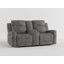 Causeuse inclinable manuelle en microfibre transitionnelle 71 po Leylashka-318335405