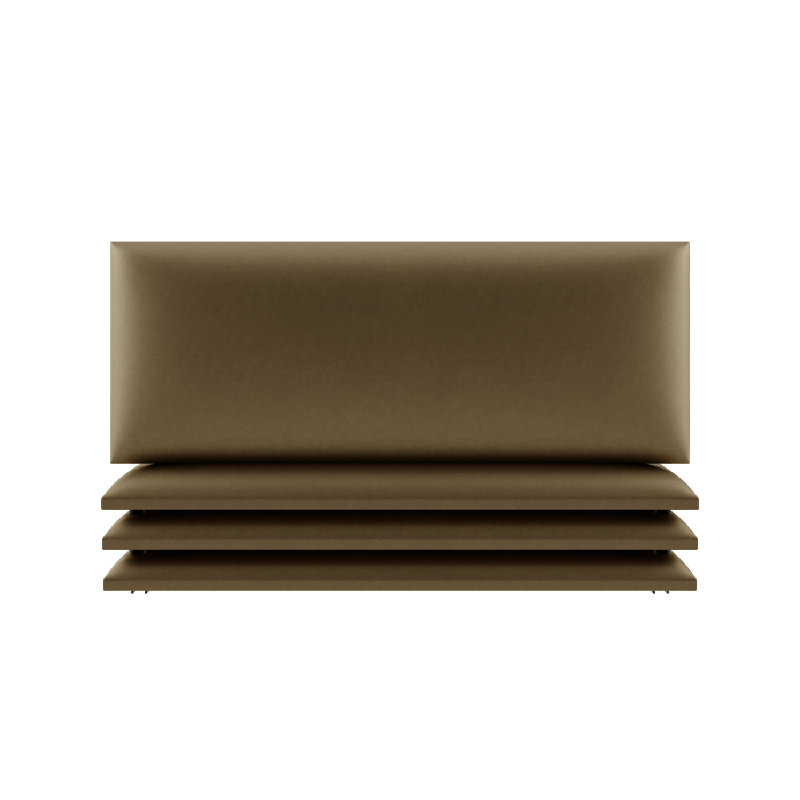 Garen Upholstered Headboard, Metallic Gold, King