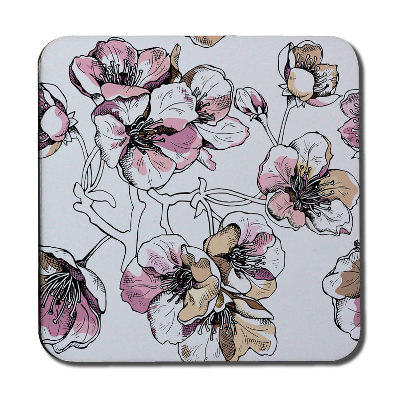 Square 6 Piece Coaster Set