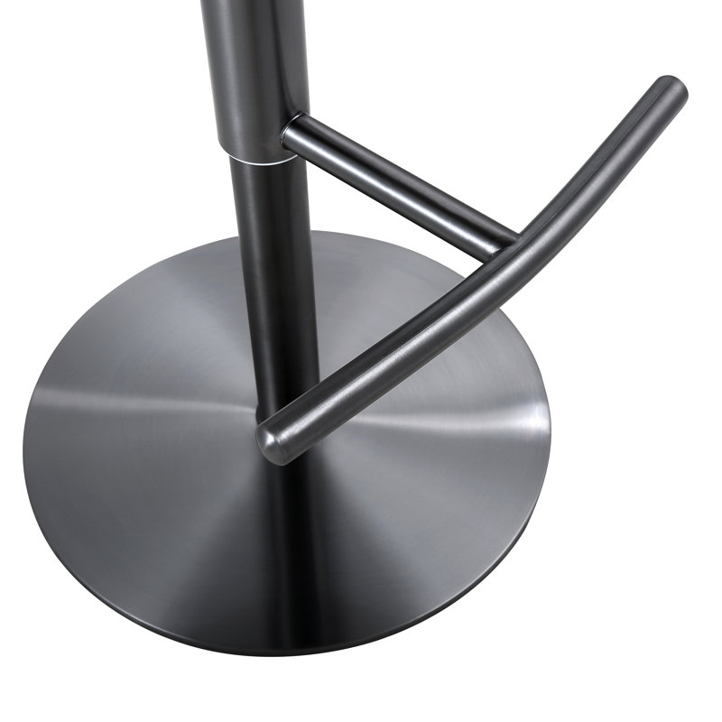 Tabouret de bar Elon, Ébène, Noir