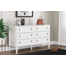 Commode double 6 tiroirs l 59 po Jashawna